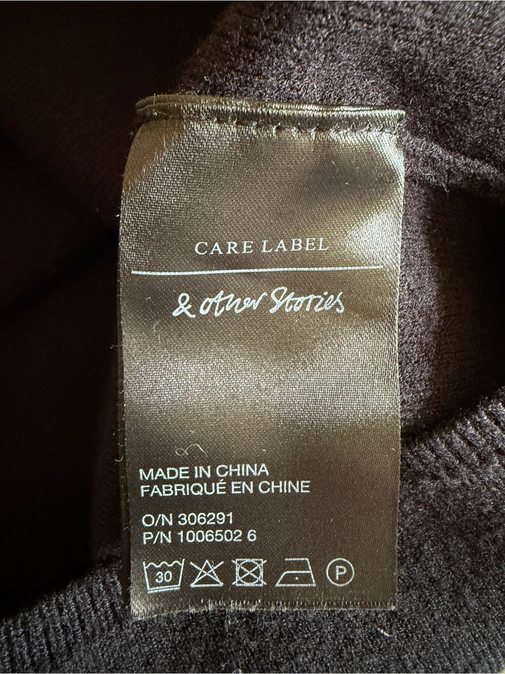 & Other Stories Black Mock Neck Sweater - Picture 4 of 4